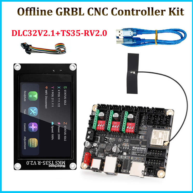 Grbl 32 Bit Control Board Offline Display - Makerbase MKS DLC32 V2.1 32 ビット
