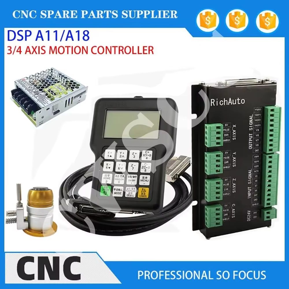 Richauto A11 Dsp Controller 3 Axis - 3 軸 4 軸 CNC 工作機械モーションコントローラ