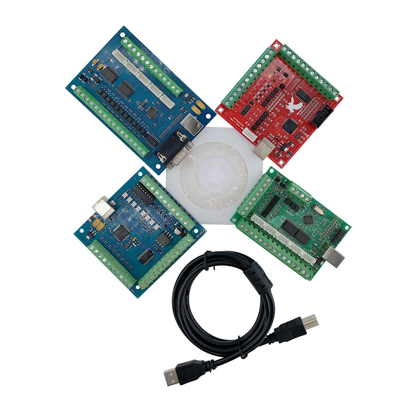 Mach3 Usb Cnc Controller 4 Axis 100Khz - 1個 ブレークアウトボード インターフェースドライバー CNCボード USB MACH3