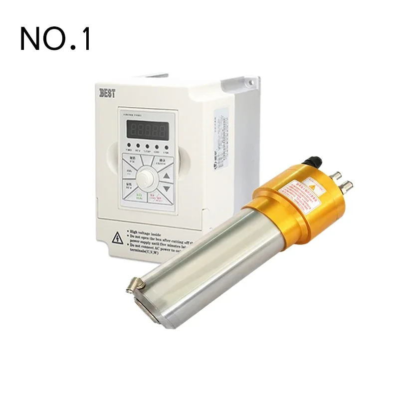 2.2Kw Water Cooled Spindle Kit Vfd - 水冷スピンドルキットVFD,CNCウッドルーター用クランプポンプ,110V,220V,インバーター,er11,er16,1.5kw,80mm