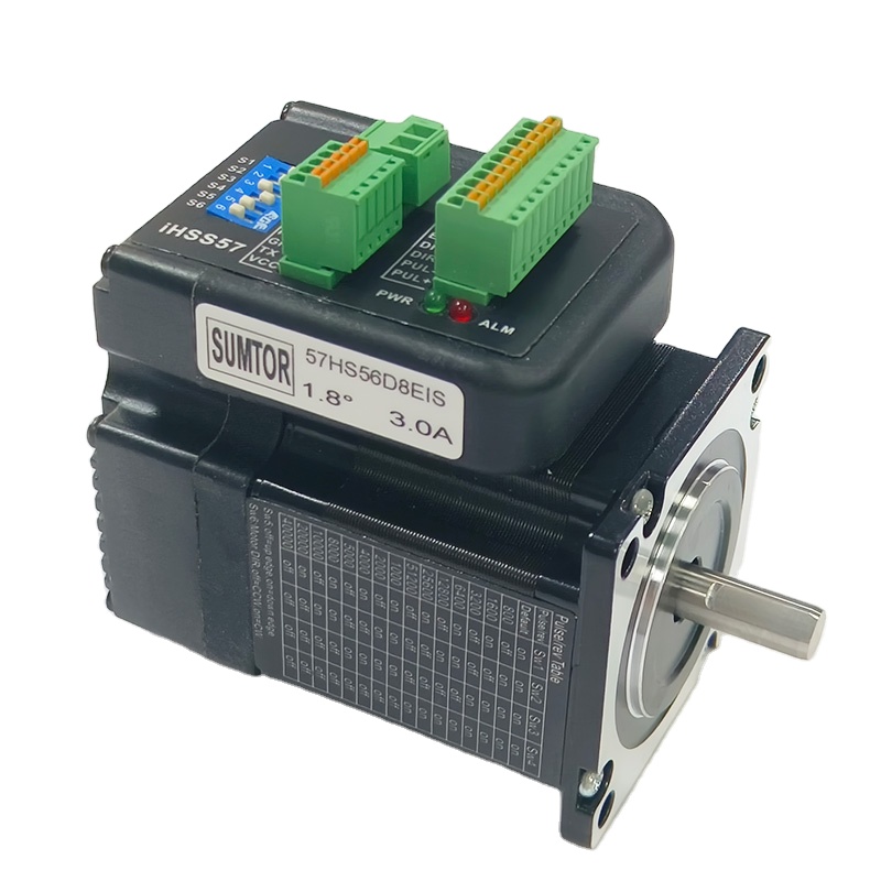 Nema 23 Closed Loop Stepper Motor Driver Kit - Nema 23 エンコーダー付き一体型クローズドループステッピングモーター 57HS56D8EIS サーボCNCモータードライバーキット DIYフライス盤用
