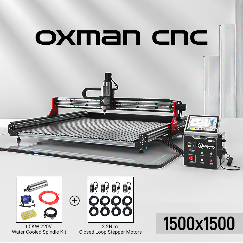 Ddcs V4.1 4 Axis Cnc Offline Controller - 20%オフ BulkMan3D 1500x1500 OXMAN ウルトラCNCルーターマシン フルキット