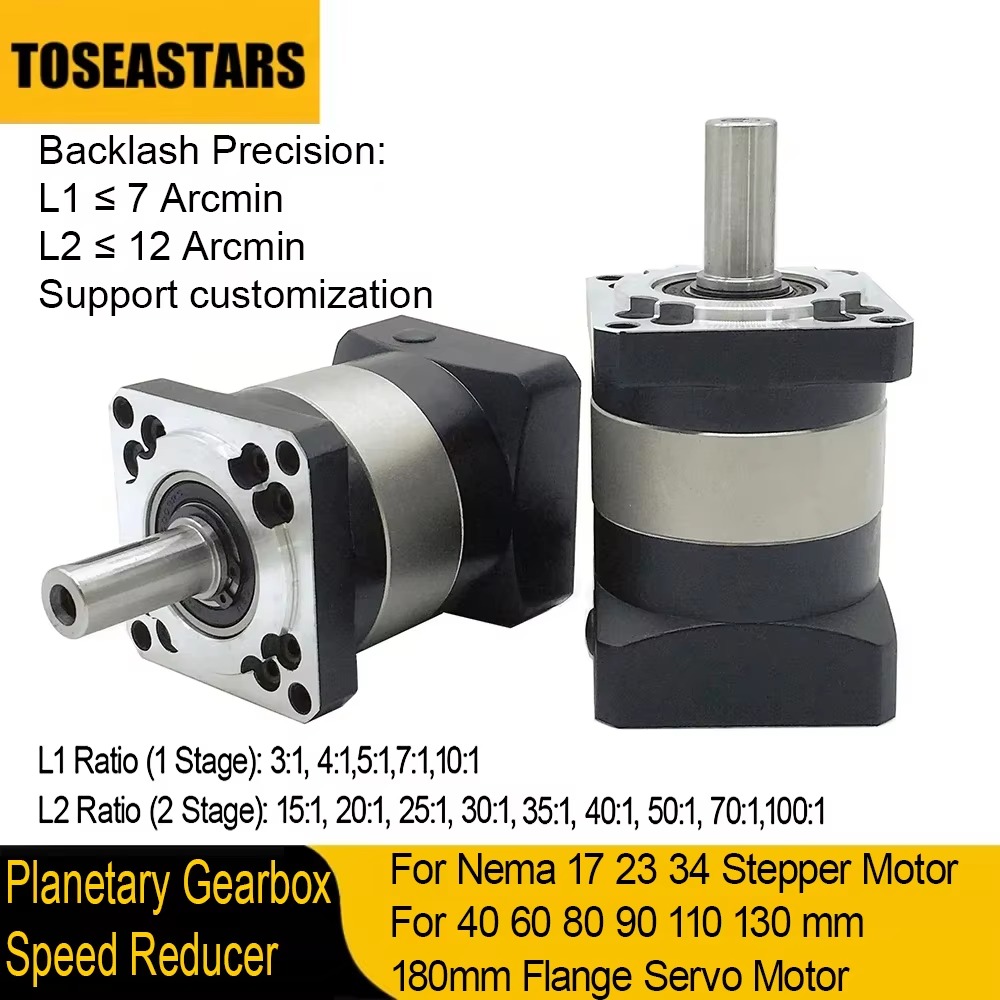 Planetary Gearbox Reducer Nema 23 34 - 遊星ボックスモーターreducer,Nema 17, 23, 34ステッピングモーター,スピードリダクション,40, 60, 80,