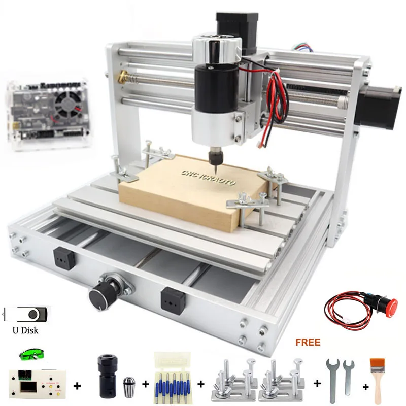 金属彫刻機,CNC 3018 pro max,200w,3軸 - Cnc 3018 Pro Max Metal のレビューと価格