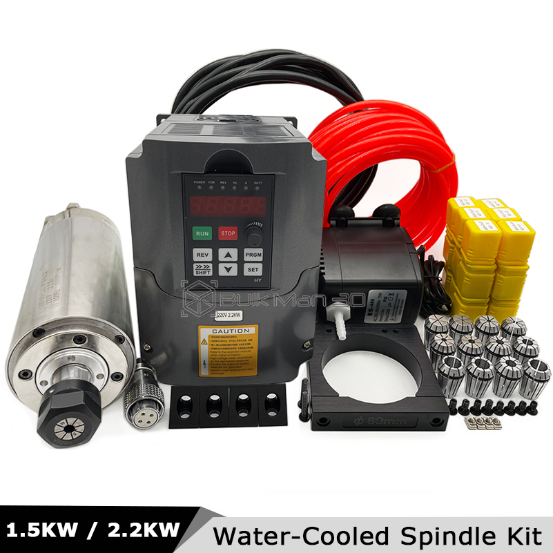 2.2KW/1.5KW 400Hz 24000RPM 水冷式 - 2.2Kw Water Cooled Spindle Kit Vfd のレビューと価格