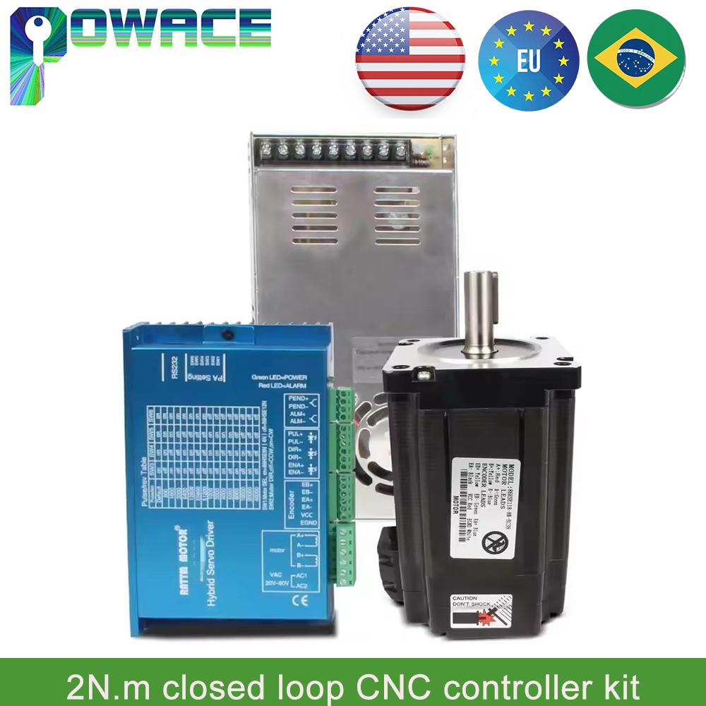 【EU】2N.m Nema23 閉ループサーボステッピングモ - Nema 23 Closed Loop Stepper Motor Driver Kit のレビューと価格