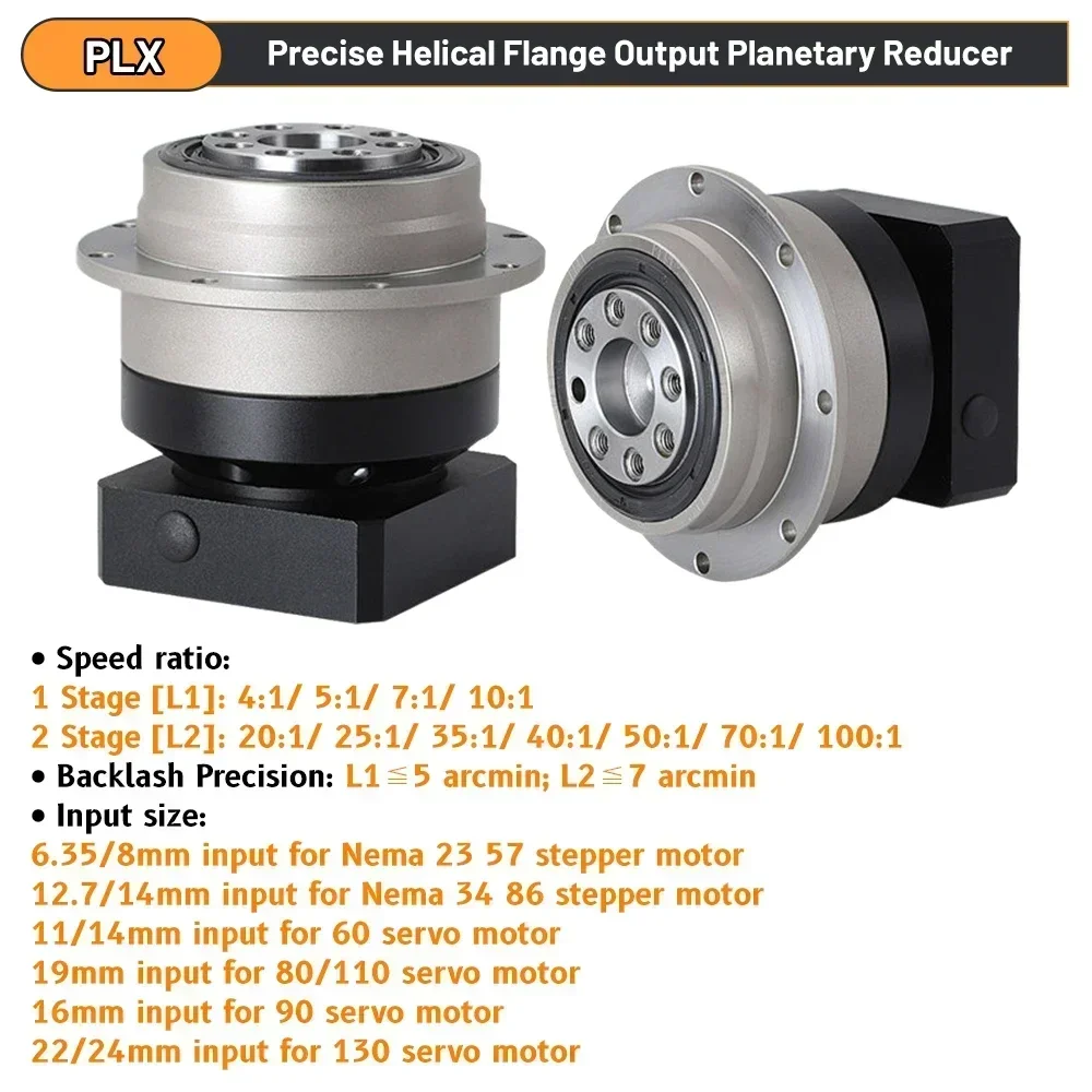 遊星ギアボックス減速機,円形フランジ減速機,nema23,3 - Planetary Gearbox Reducer Nema 23 34 のレビューと価格