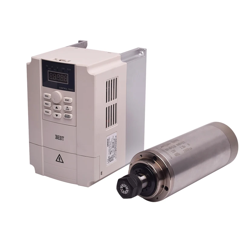 低価格高速GDZスピンドルとVFDインバーター2.2kw 2 - 2.2Kw Water Cooled Spindle Kit Vfd のレビューと価格
