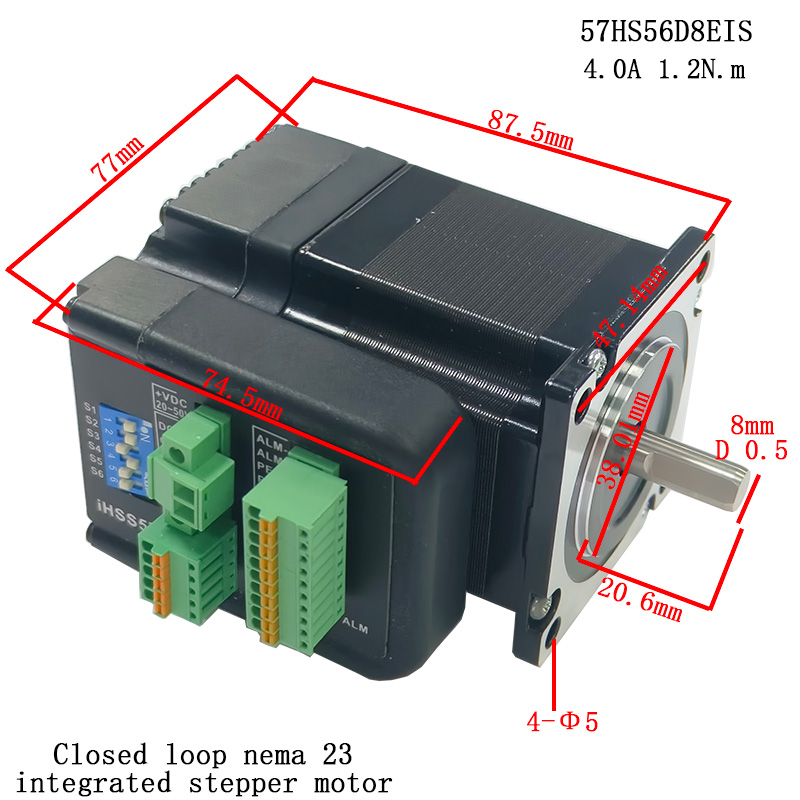 Nema 23 エンコーダー付き一体型クローズドループステッ - Nema 23 Closed Loop Stepper Motor Driver Kit のレビューと価格