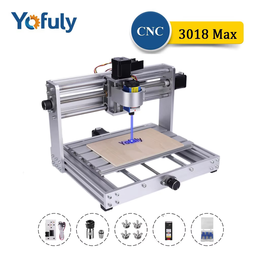 CNC 3018 最大金属彫刻機 200 ワットスピンドル  - Cnc 3018 Pro Max Metal のレビューと価格
