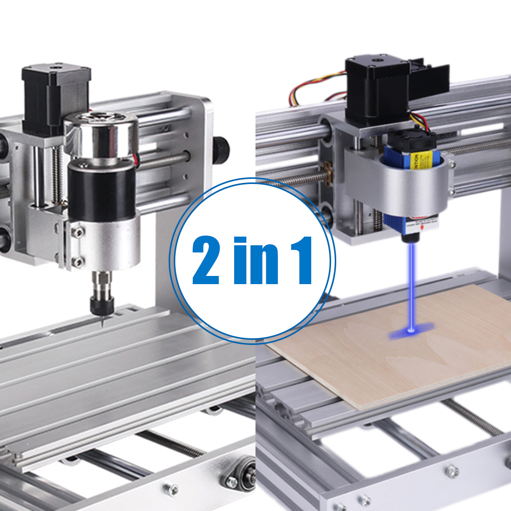 CNC 3018 最大金属彫刻機 200 ワットスピンドル  - Cnc 3018 Pro Max Metal のレビューと価格