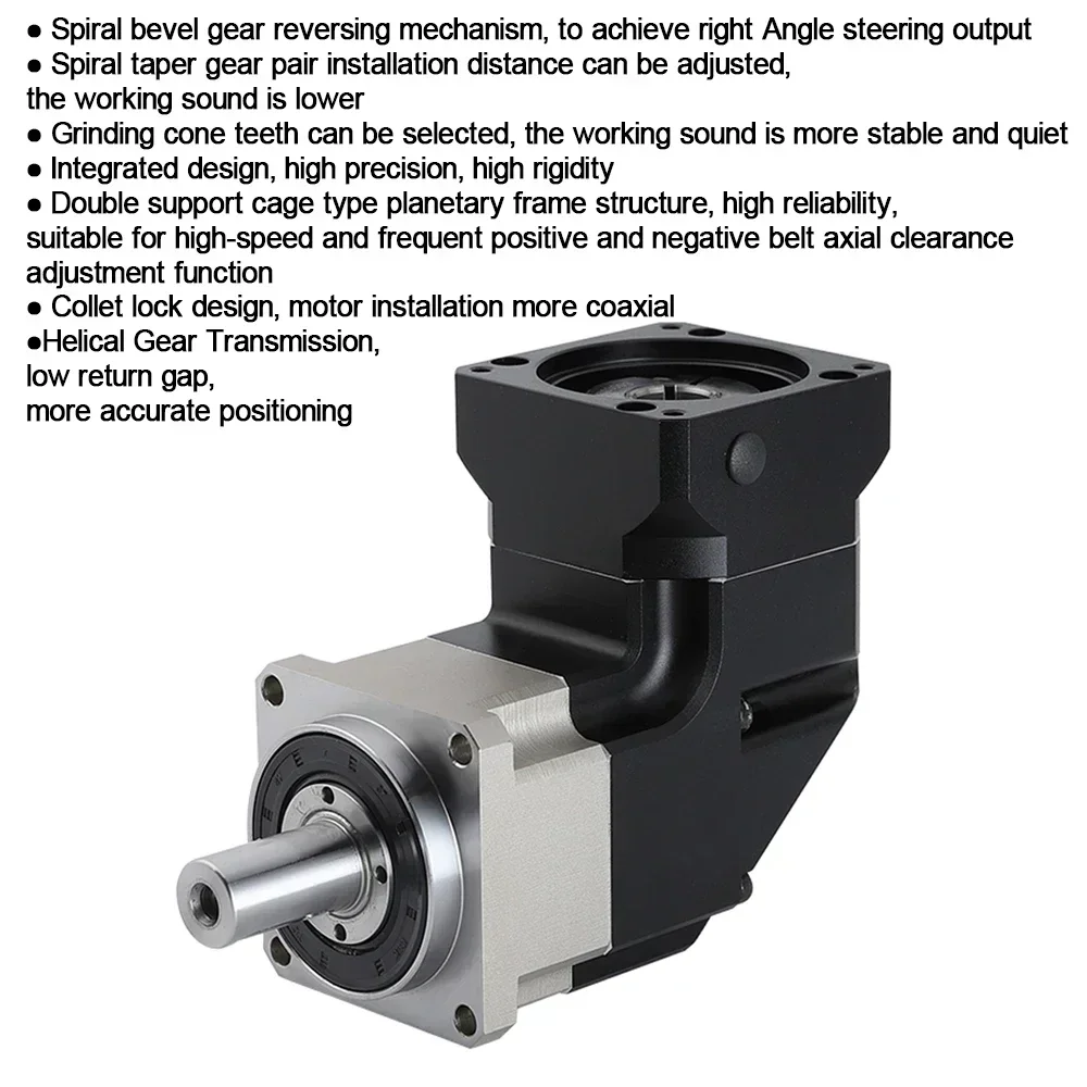 90 度減速機ヘリカルギア直角遊星ギアボックス Nema 1 - Planetary Gearbox Reducer Nema 23 34 のレビューと価格