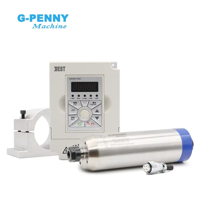 G-penny 2.2KW ER20 D80 木工用バレット - 2.2Kw Water Cooled Spindle Kit Vfd のレビューと価格