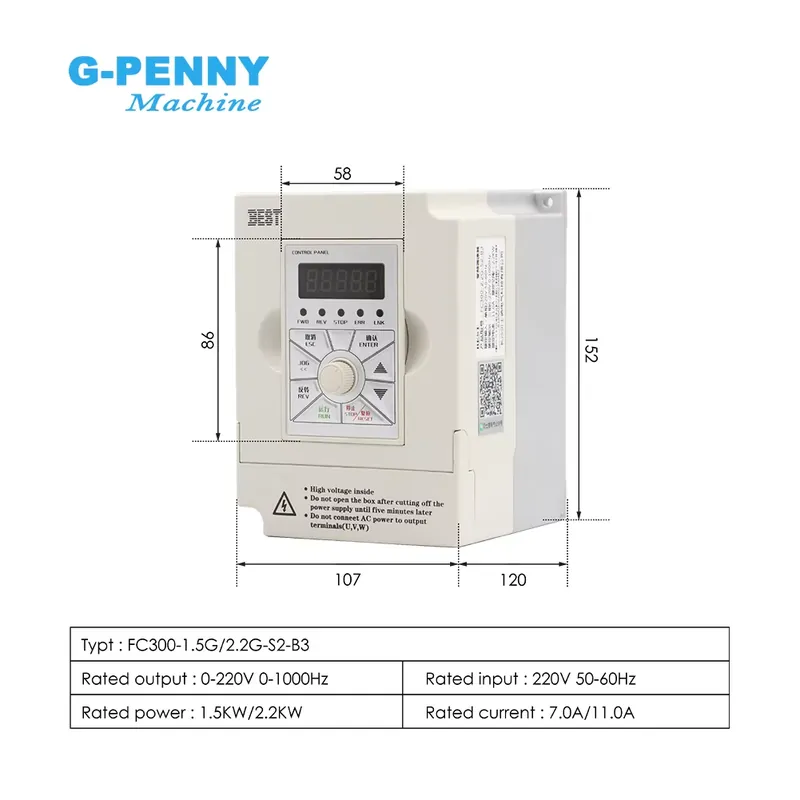 G-penny 2.2KW ER20 D80 木工用バレット - 2.2Kw Water Cooled Spindle Kit Vfd のレビューと価格