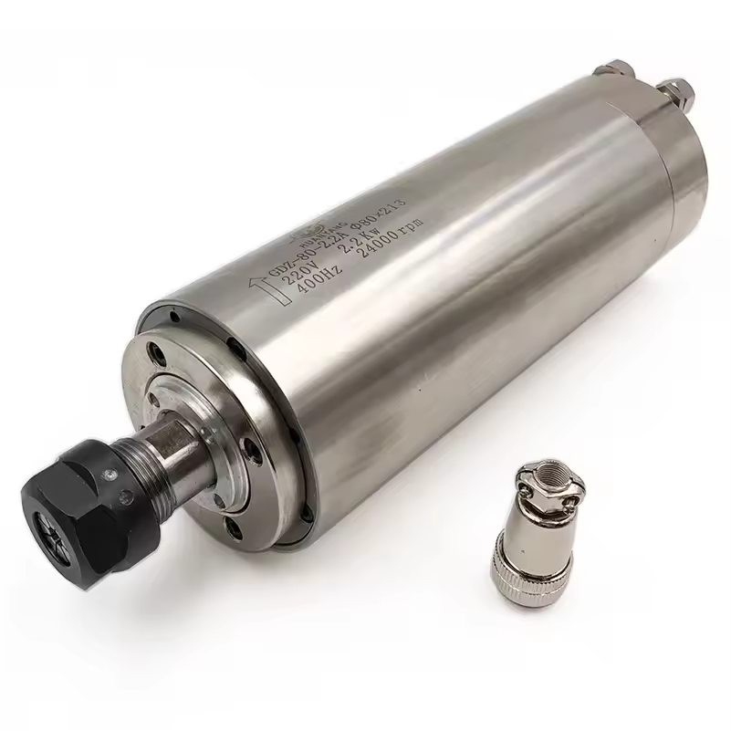 空冷スピンドルキット 1.5KW 2.2KW Huanyan - Air Cooled 1.5Kw Spindle Motor Inverter 110V のレビューと価格
