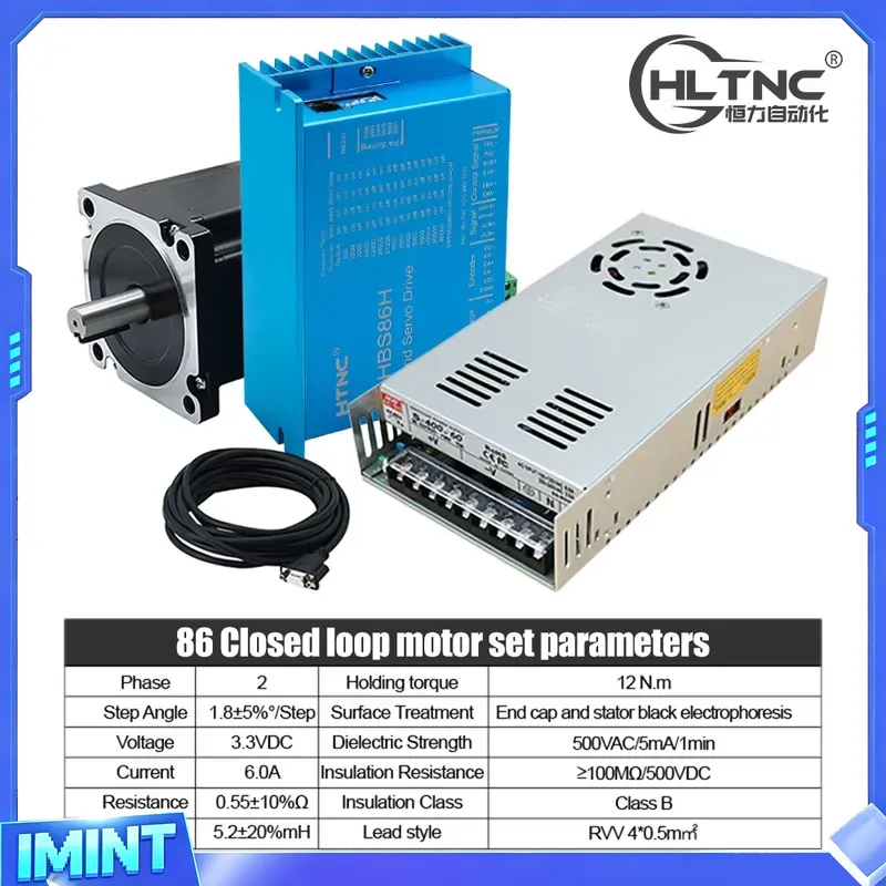 HLTNC Nema 34 クローズドループステッピングモー - Hybrid Servo Driver Nema 34 8.5Nm のレビューと価格