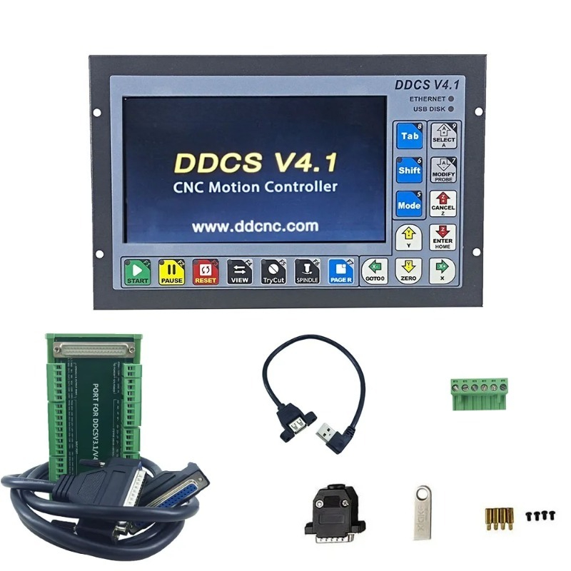 DDCS V4.1 スタンドアロン モーション コントローラ - Ddcs V4.1 4 Axis Cnc Offline Controller のレビューと価格