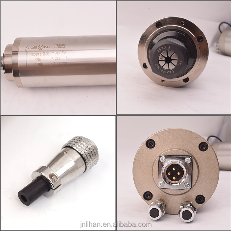 GDZ 2.2KW 220V 水冷 CNC ルータースピンド - 2.2Kw Water Cooled Spindle Kit Vfd のレビューと価格