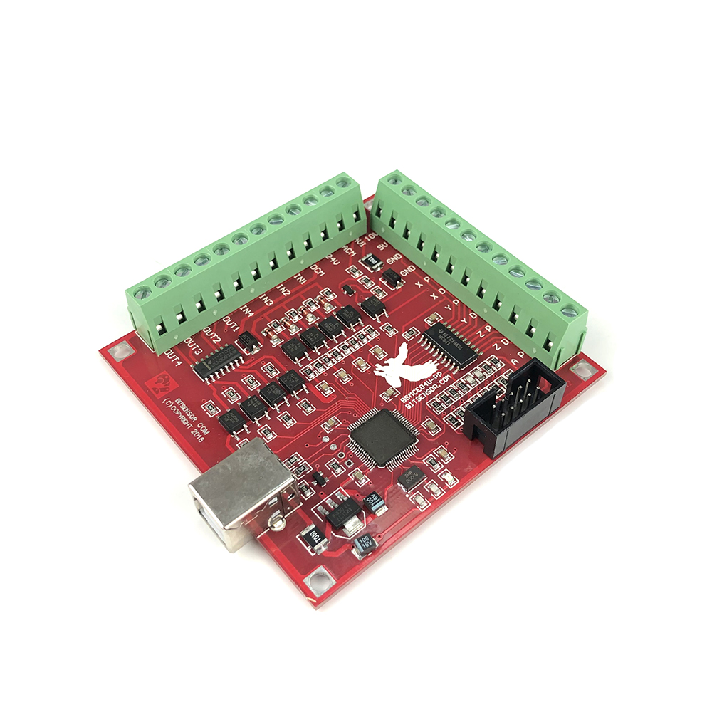 モーションコントローラーと4軸インターフェイスを備えたUSB - Mach3 Usb Cnc Controller 4 Axis 100Khz のレビューと価格