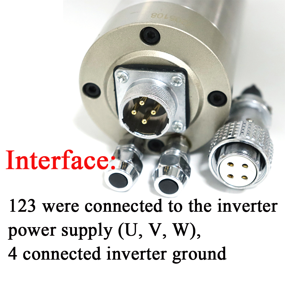 防水水冷式CNCスピンドルモーターキット 2.2KW ER2 - 2.2Kw Water Cooled Spindle Kit Vfd のレビューと価格