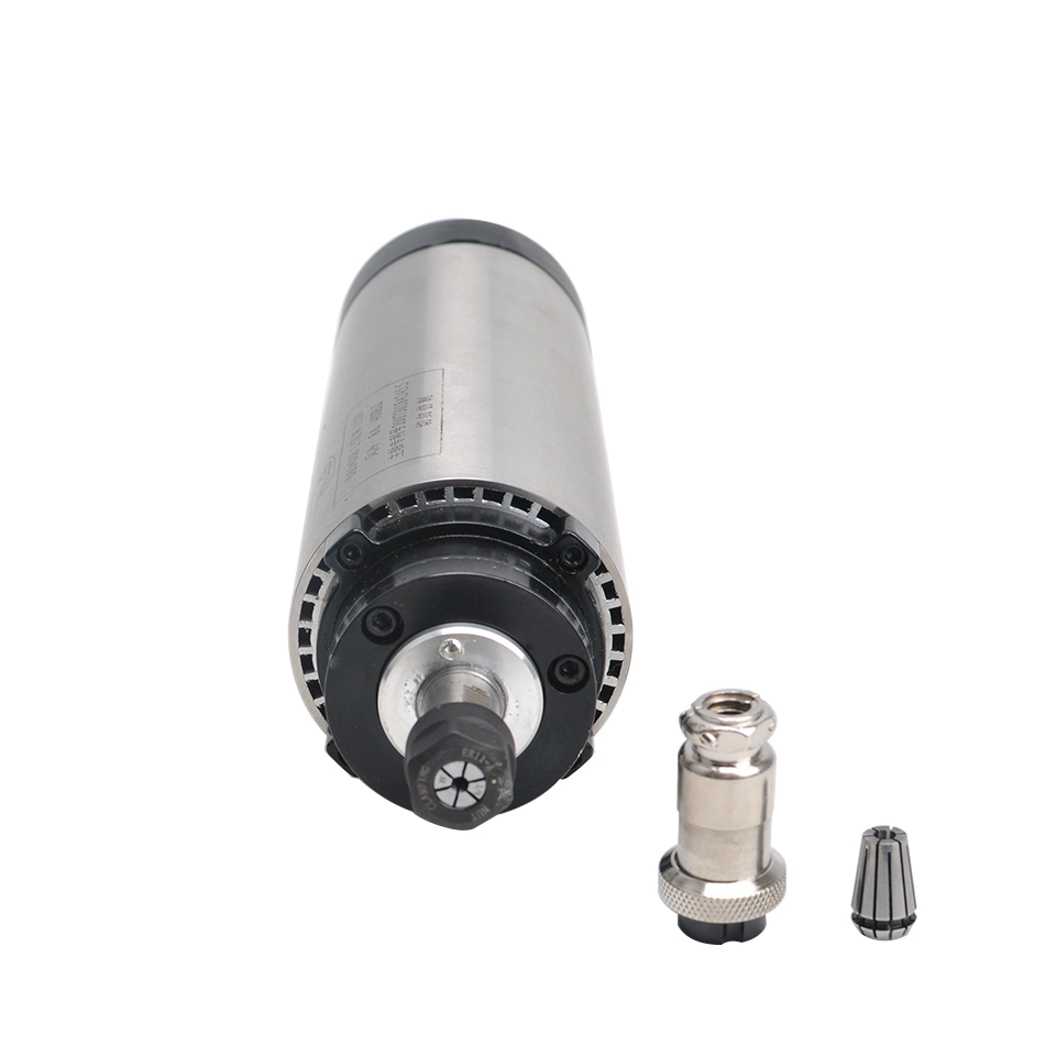 CNCスピンドルモーターキット 80MM 1.5KW ER1 - Air Cooled 1.5Kw Spindle Motor Inverter 110V のレビューと価格